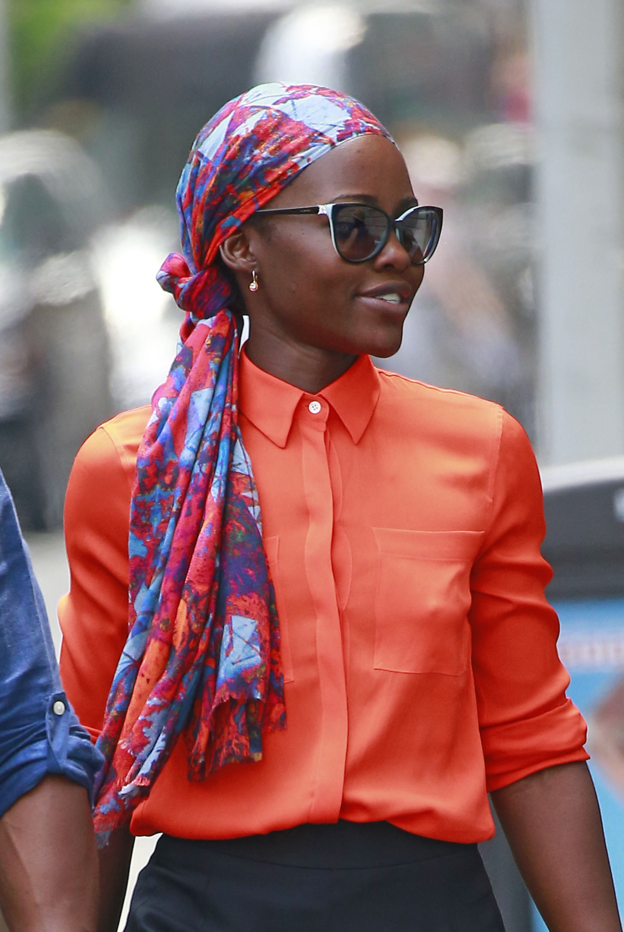 celebritiesofcolor:  Lupita Nyong'o out in NYC 