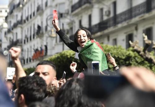 .Algeria : demonstrations against the decision that the 81years old president, Bouteflika, presents 