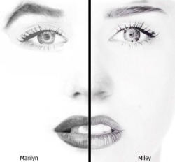 stylish-cyrus:  Miley and Marilyn are the