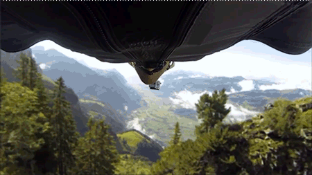 blazepress:Totally Epic Slow Motion Video Shows How Cool Wingsuit Flying Is