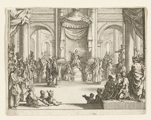 Christ Among the Doctors, Jacques Callot, 1635, Minneapolis Institute of Art: Prints and DrawingsSiz