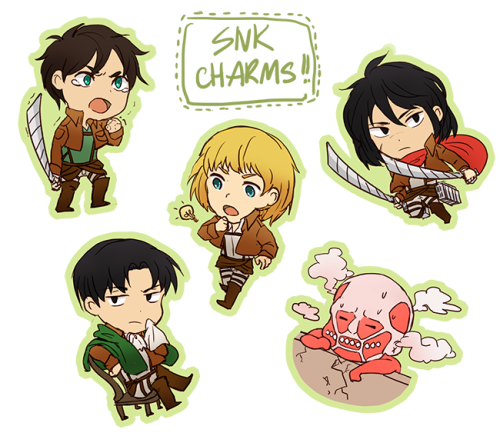 faiell: My SNK charms are available for preorder here! These are 1.5” on white acrylic for $6.