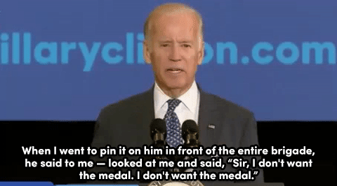 mustangsally78:  thresholdofzero:  sarahtheterror:  micdotcom:  Watch: Biden continues, “We only have one sacred obligation.”   Damn, Biden where’d you come from???  My dude.  GOD BLESS UNCLE JOE BIDEN.THE MAN KNOWS SUFFERING. 