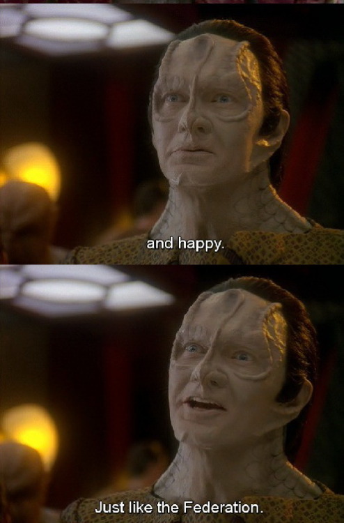 trek-and-chill: tallysgreatestfan: doctorslippery: Two of my favorite ST characters. Such an amazing