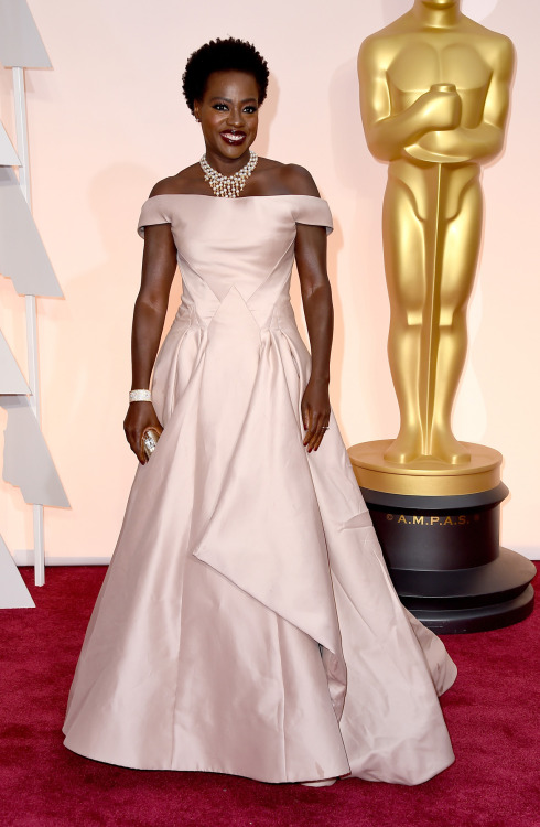 celebritiesofcolor:Viola Davis attends the 87th Annual Academy Awards at Hollywood &amp; Highlan