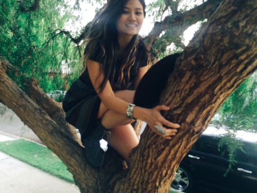 Cynthia Kao is the kinda gal, who climbs trees in a dress, and for that, I love her dearly. We walke