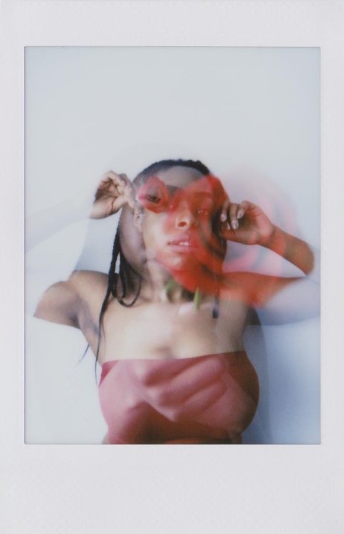 dcci:Ifeoma Double Exposed with a Single Red Rose (no edits)“ee-FAH-muh”Upstate NY | March 2018Image