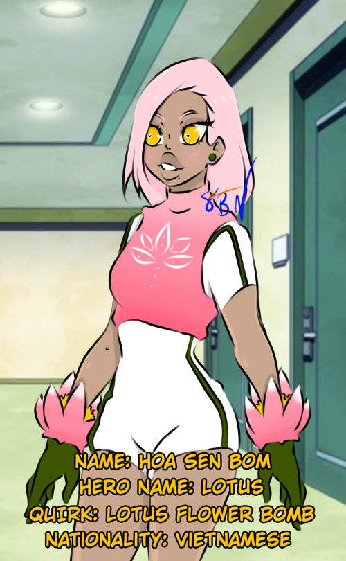 My Boku No Hero OC: Hoa Sen Bom