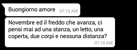 un-immenso-porcodio:  Quando ti svegli la mattina con la consapevolezza di dover affrontare l'ennesima giornata di merda, ma basta un suo messaggio per renderti felice. 998 km lontano, ma cosí dannatamente vicino.