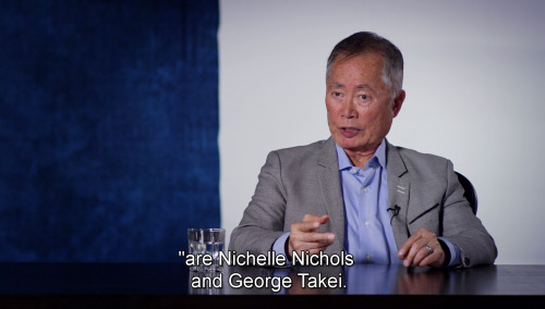 trekcore:spockslash:  artfilmfan:  from “For the Love of Spock” (George Takei talking ab