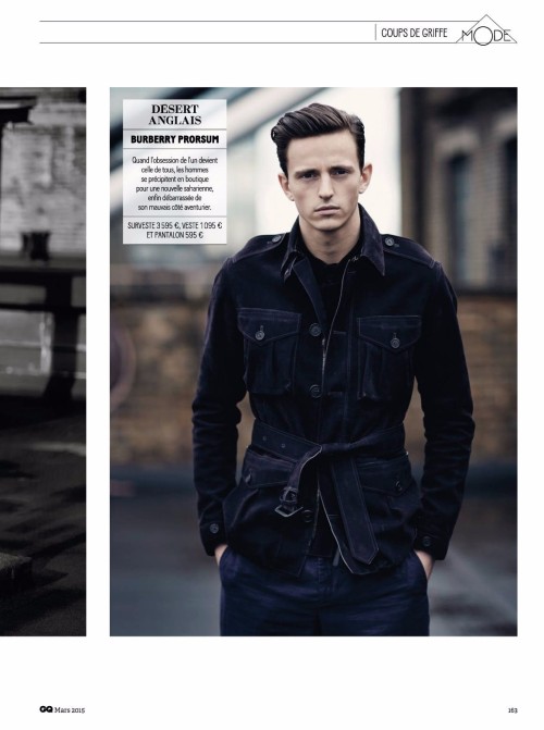 Coups de Griffes | GQ France March 2015Photographer: Julian BroadStylist: James Sleaford