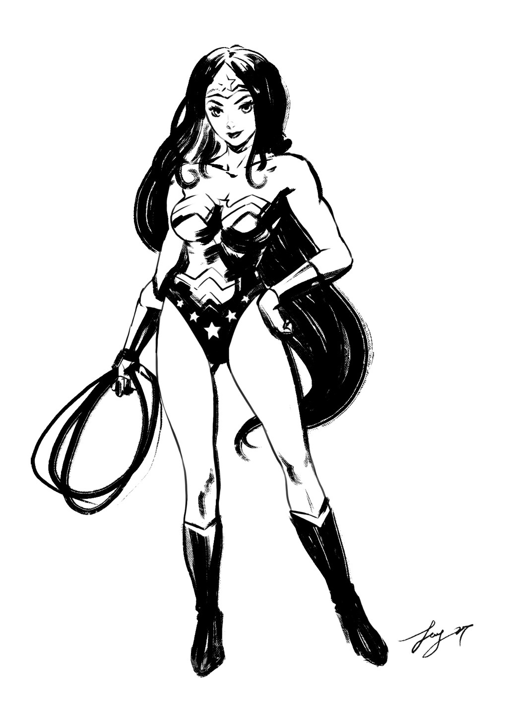 bettyfelon:
“ Wonder Woman, by Jay27
”