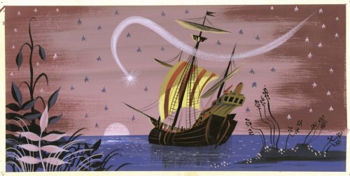 Peter Pan concept art by Mary Blair