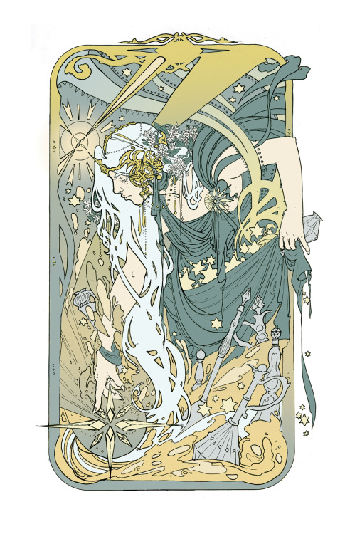 helenmask: I am sharing some more progress! Step 2 of my coloring process is block in all the major