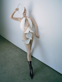 wmagazine:  Tilda channels Max Ernst Photograph by Tim Walker; styled by Jacob K; W magazine December 2014.  