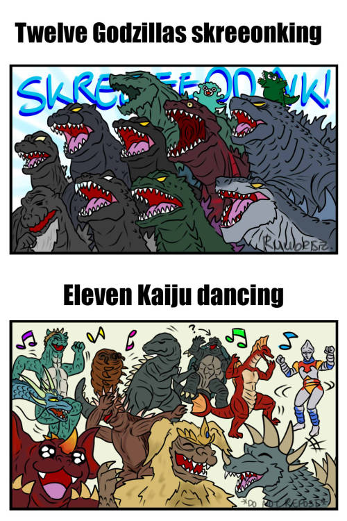 12 Days of Godzilla Christmas! All the kaiju are here to celebrate :D Merry Christmas guys! Hope you