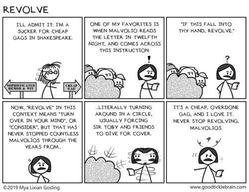 goodticklebrain: Malvolio’s Revolve The joy of Shakespeare is that even if you see the same pl