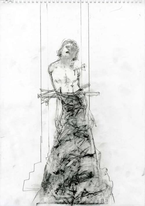 maertyrer:Simon BisleyRough Sketch of the Martyrdom of Saint Sebastian - the finished Drawing was pu