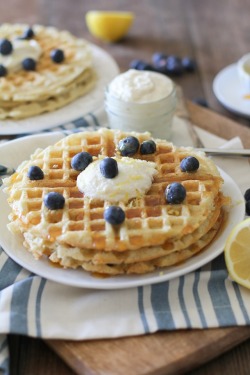 foodffs:  Yeasted Buttermilk Waffles with Honey-Lemon RicottaReally nice recipes. Every hour.Show me what you cooked!