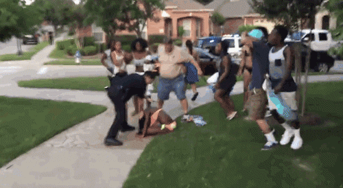 ayoaprell: micdotcom: Disturbing pool video exposes the reality of how police treat black people in 