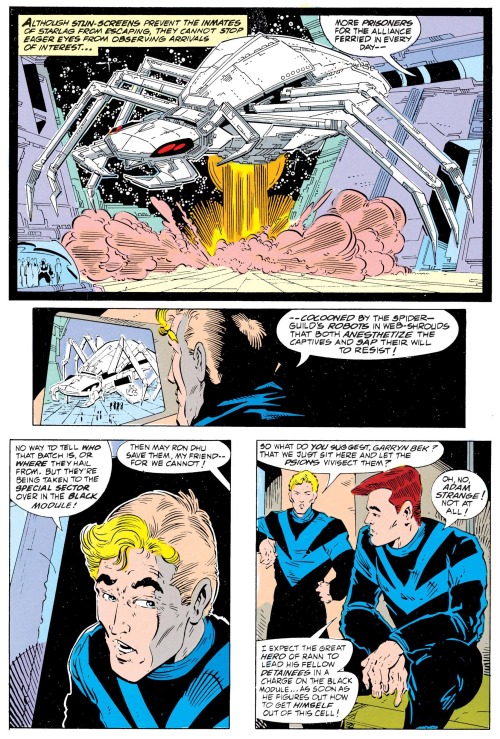 First appearance of Garryn Bek.[from Invasion! (1988) #1]