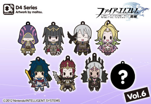 trintownsentill:Fire Emblem: Awakening Rubber Straps Volumes 5 and 6 are up on empty’s site!