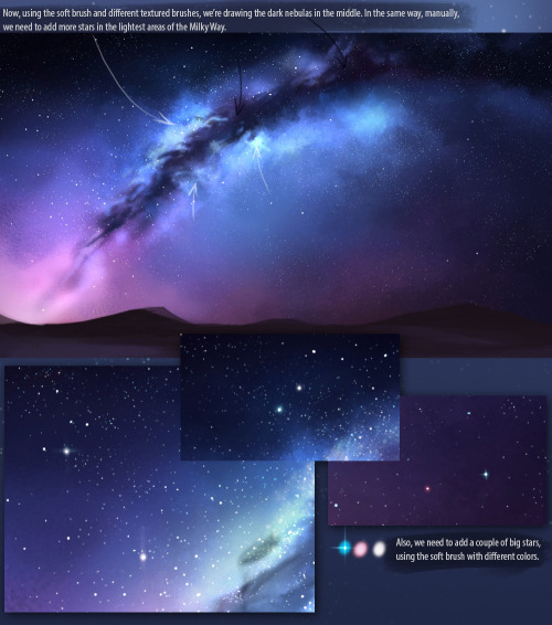 enijoiart:Starry Sky Tutorial 