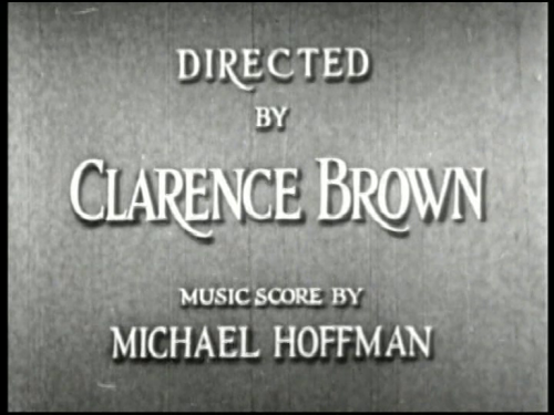 The Credits The Eagle (1925)Director: Clarence Brown 