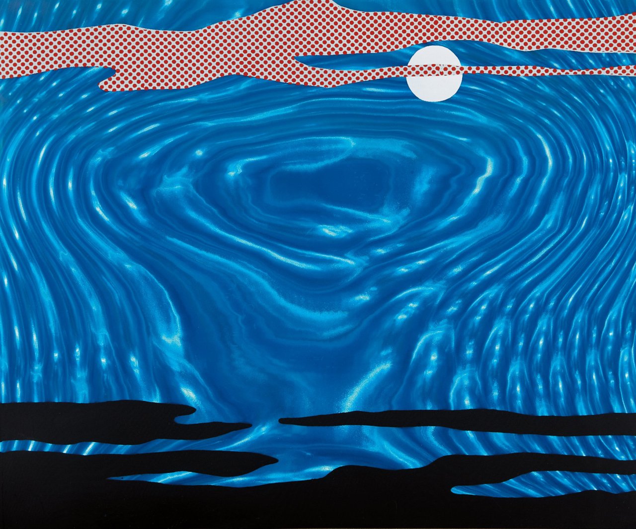 lawrenceleemagnuson: Roy Lichtenstein, USA 1923–1997    Moonscape, from 11 Pop