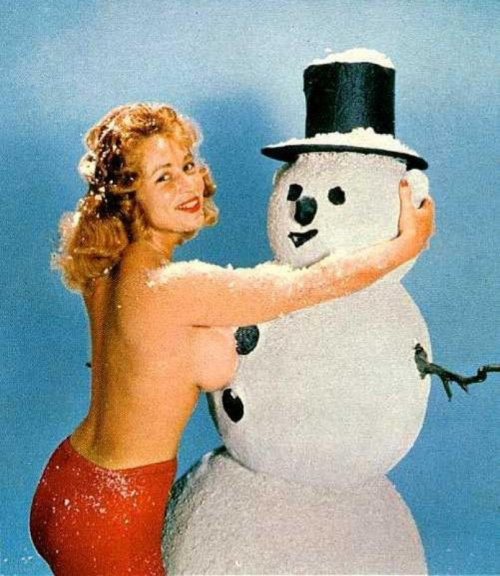 Virginia Bell makes herself a Snowman.. porn pictures