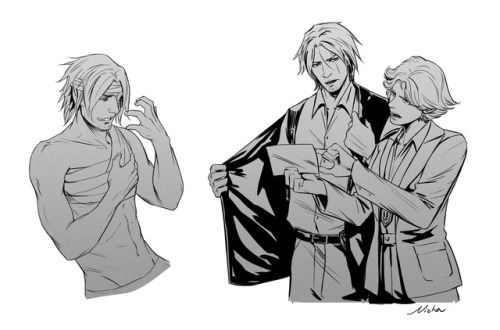 Castlevania Modern Detective AU~Wanna try some comic, just one page. Storyboard is really really dif