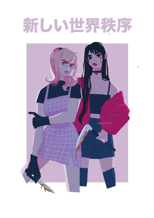 illustraice:what do ya’ll know powerful knife-wielding, nearly omnipotent, godly lesbians on t