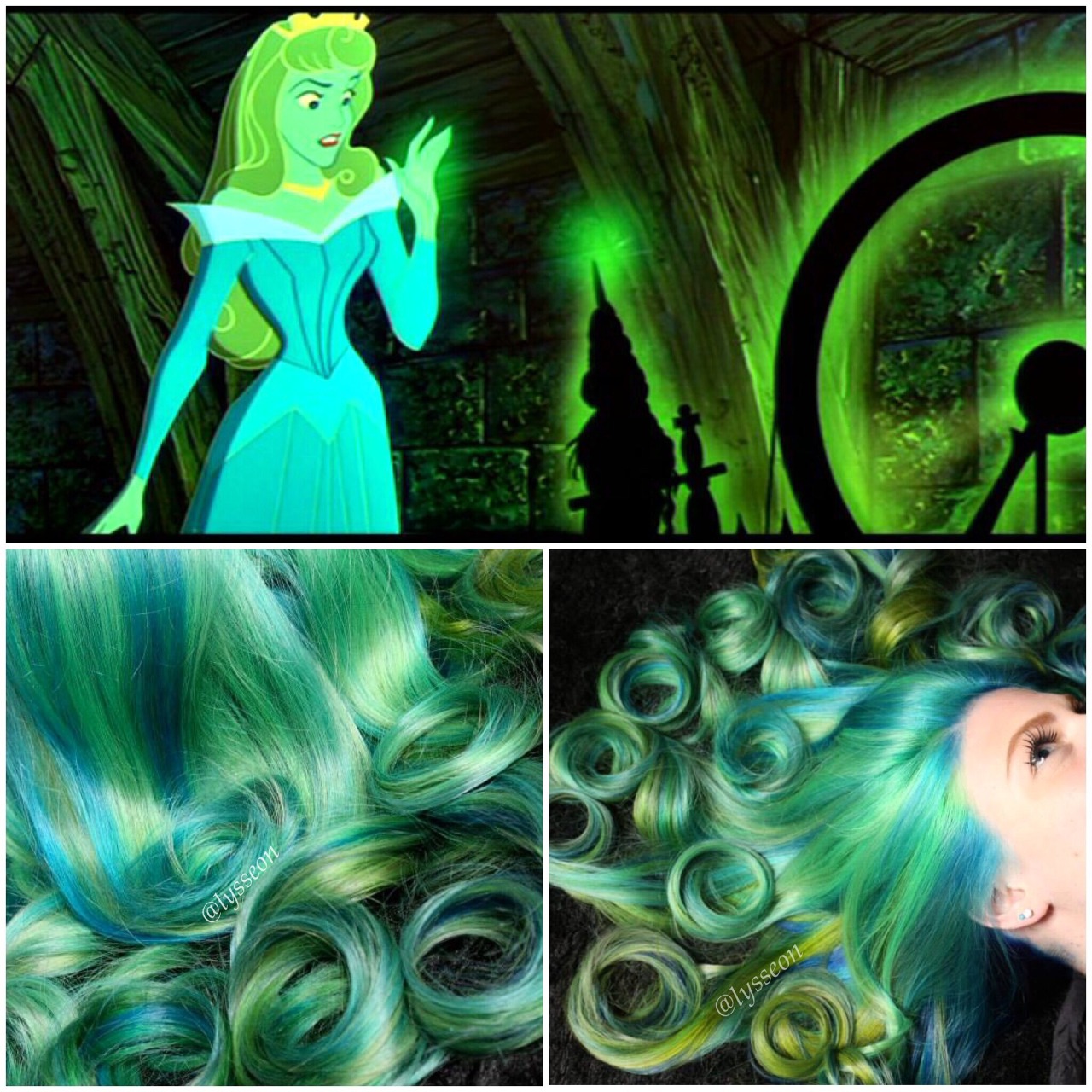 scissor-happy:  Hair and Disney.  #lyssdidmyhair @lysseon on Instagram. 