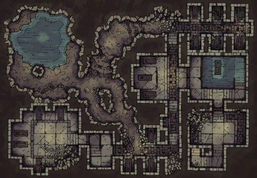 2minutetabletop: The Forgotten Crypt (with ghouls by @printableheroes!)