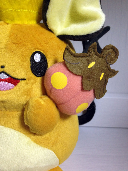 zombiemiki:  Dedenne plush from the Pokemon Center Spooky Party promo. 