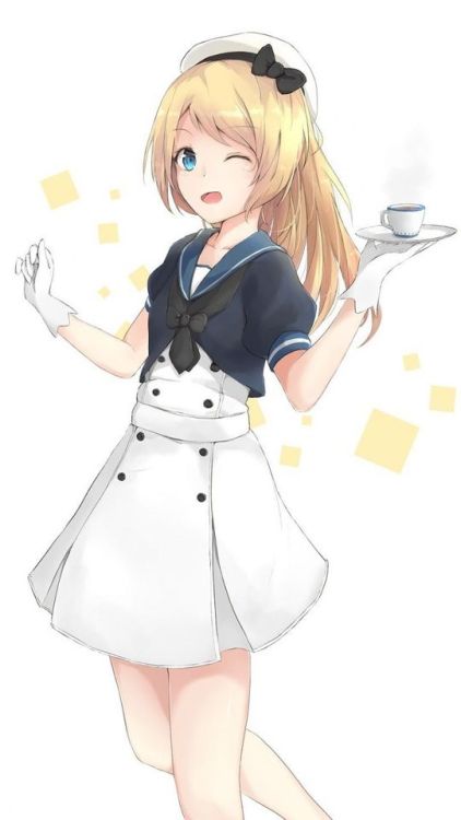 Jervis, kancolle, anime maid girl, wink, 720x1280 wallpaper @wallpapersmug : http://ift.tt/2FI4itB -