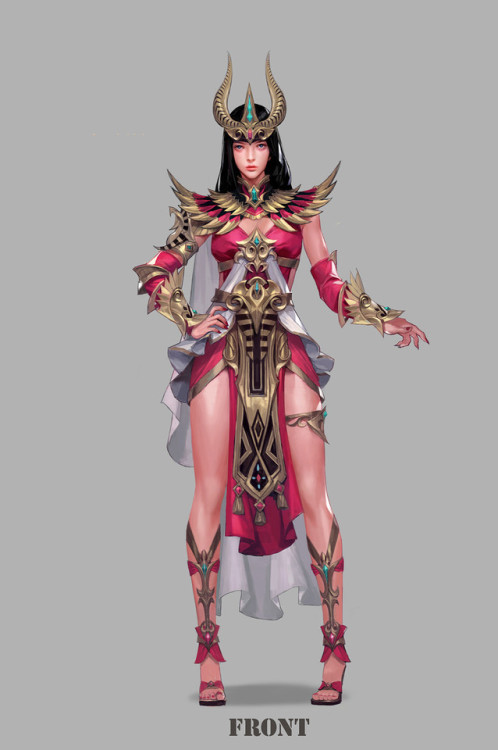 LUTHIEL_character concept  kim ssang www.artstation.com/artwork/zAOm2q