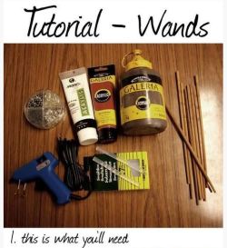 torontoqueer:  ask-hazy:  matelotage:  yourmagicalworld:  This isn’t mine, I found it on pinterest. BUT, it is a very good wand tutorial.  I need me a hot glue gun hot damn  Shit  Everyone is getting wands for christmas.  This is cool. I&rsquo;m gonna