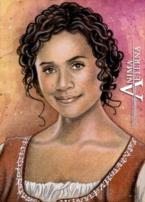 animaeterna: Arthur, Merlin, Gwen &amp; Morgana Traditional Art: Painted with Watercolors &a