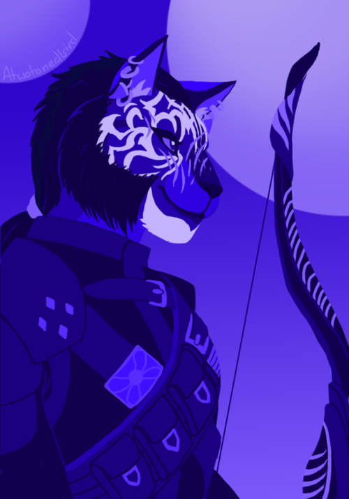 atwotonedbird:Huevember Day 17Inigo Best freakin’ mod follower for Skyrim Made by Smartbluecat