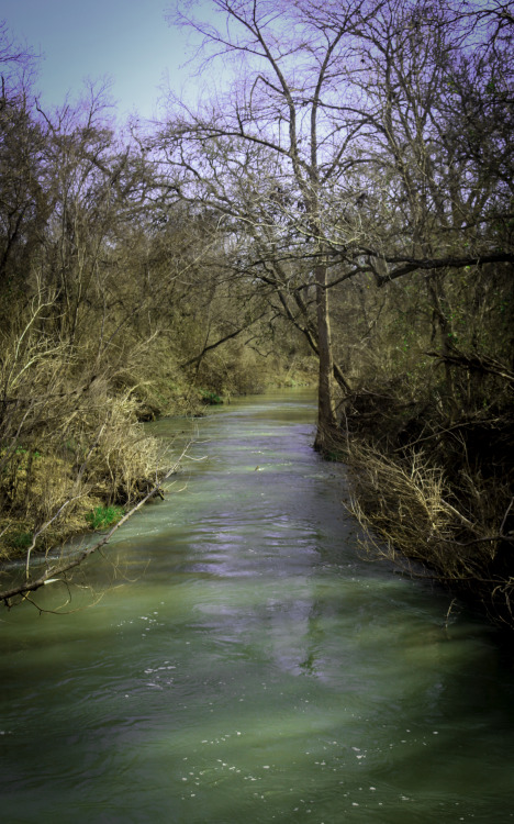 flowing water