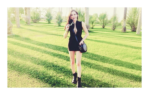 dailyva:  Zoey Deutch - Coachella 2014 