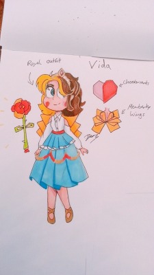 moringmark:  blauertennisball:More Vida!  In her official Royal outfit!♡ I love lizzie so have Vida arriving in the Starco Citadel by @moringmark