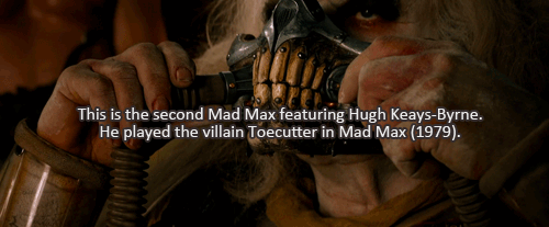 avengetheangels: Mad Max: Fury Road Trivia