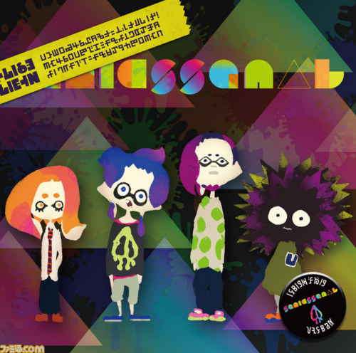 pkjd-moetron:  Splatoon two-disc OST CD jacket cover. 61 tracks total. 4 alternative covers will be included. Available October 21st. 