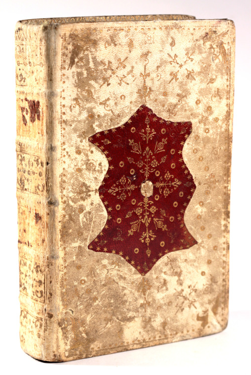 Rare and unusual white leather binding with red leather panel [not vellum] Milton&rsquo;s Paradise L