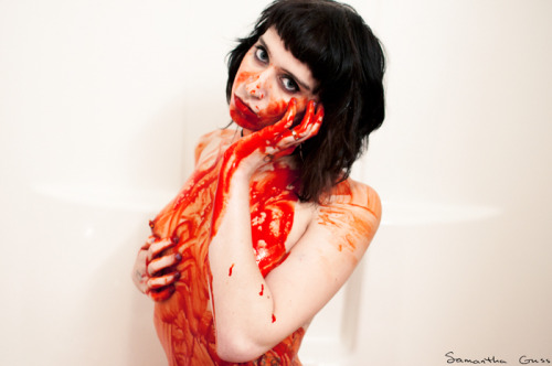 adilockheart: samguss:when you’re on your moon and feeling depressed, so you work on blood lust phot