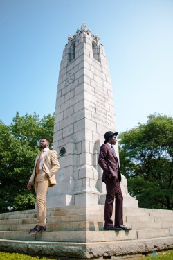 blackfashion:  Classic Men Bruce &amp; Ayo Toronto.  Photographer by: Enem Odeh (www.bluecloudsphotography.tumblr.com) 