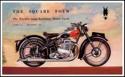 piratetreasure:  ariel the square four the world’s most exclusive motor cycle 