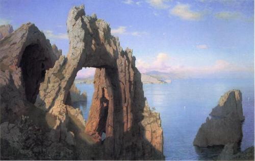 Arco Naturale, Capri, William Stanley Haseltine, ca. 1870